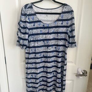 Lilly Pulitzer mini striped dress size XL